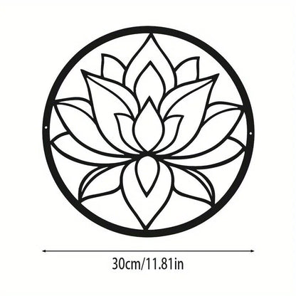 Metal Art Lotus Shape Wall Decorations, Indoor Fashion Wall Hanging Wall Decor