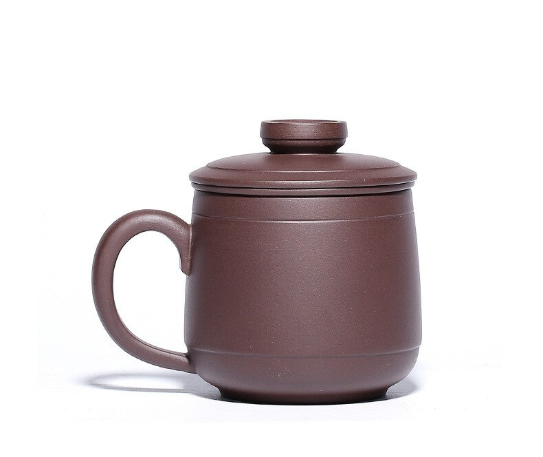 Tea Cup With Lid Infuser Cup True Yixing Zisha Purple Clay Mug Personalization