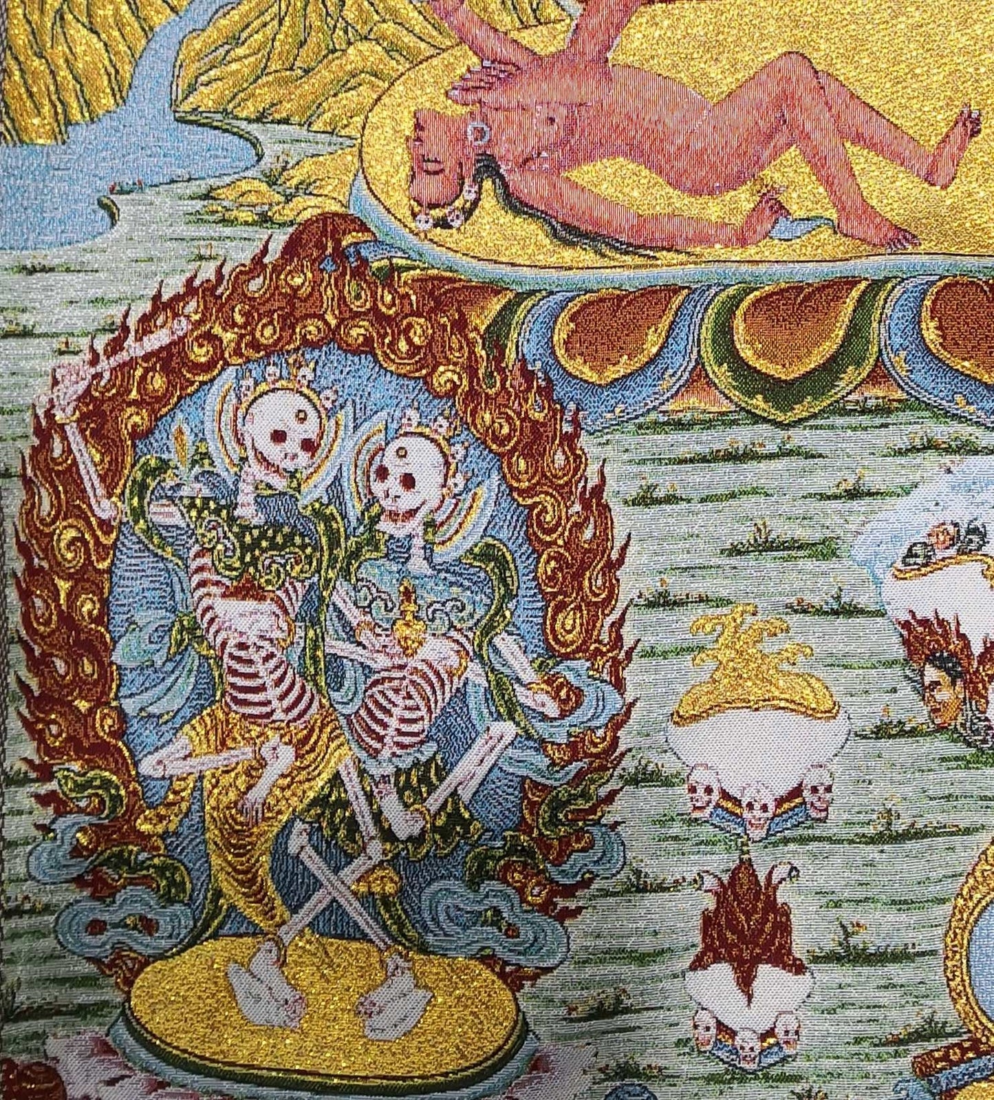 Tibet Tibetan Cloth Silk Buddhism Naropa Tradition Vajrayogini Tangka Thangka36"