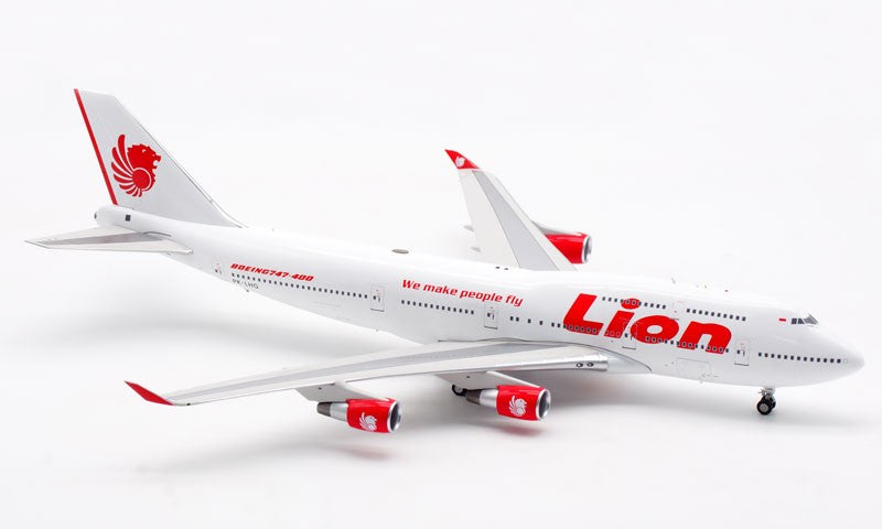 1:200 InFlight Lion Air Boeing 747-400 PK-LHG Airplane Diecast Aircraft Model
