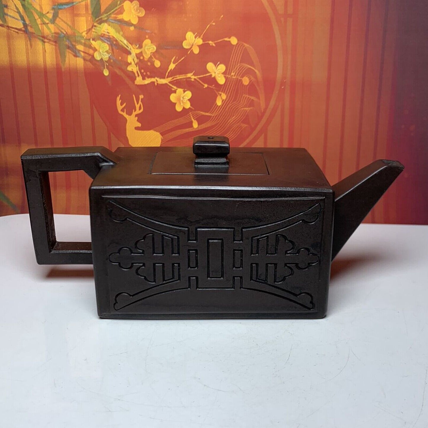 Vintage Chinese Yixing Purple Clay Teapot Zisha Ceremony Fashion Gift Teaware