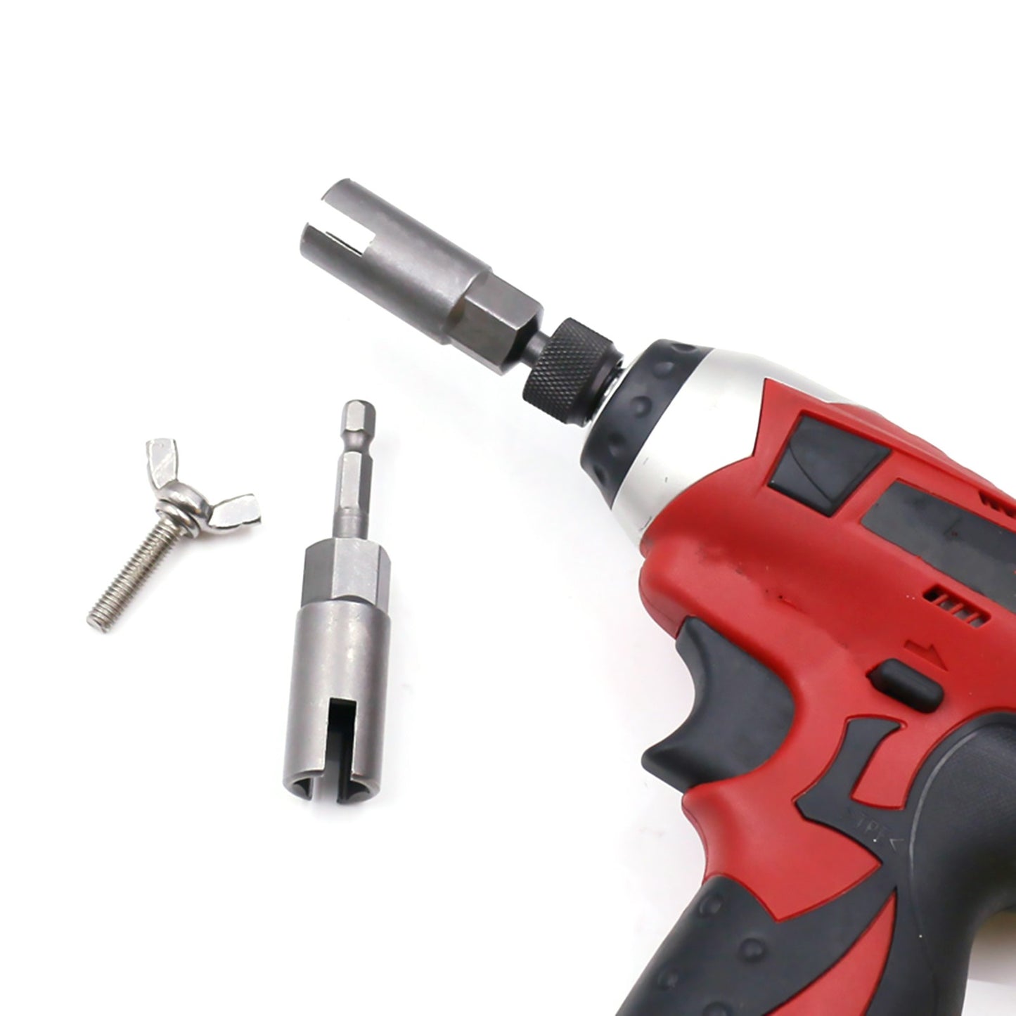 3 Sizes Power Wing Nut Driver Hook Drill Bits Socket Wrench Tool 1/4" Hex Shank