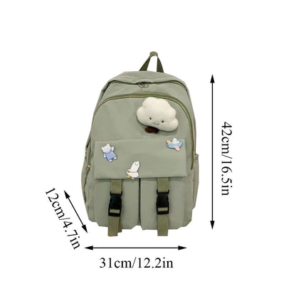 Womens Girls Backpack Student Bookbag Travel Bag School Bag Shoulder Bag*CA