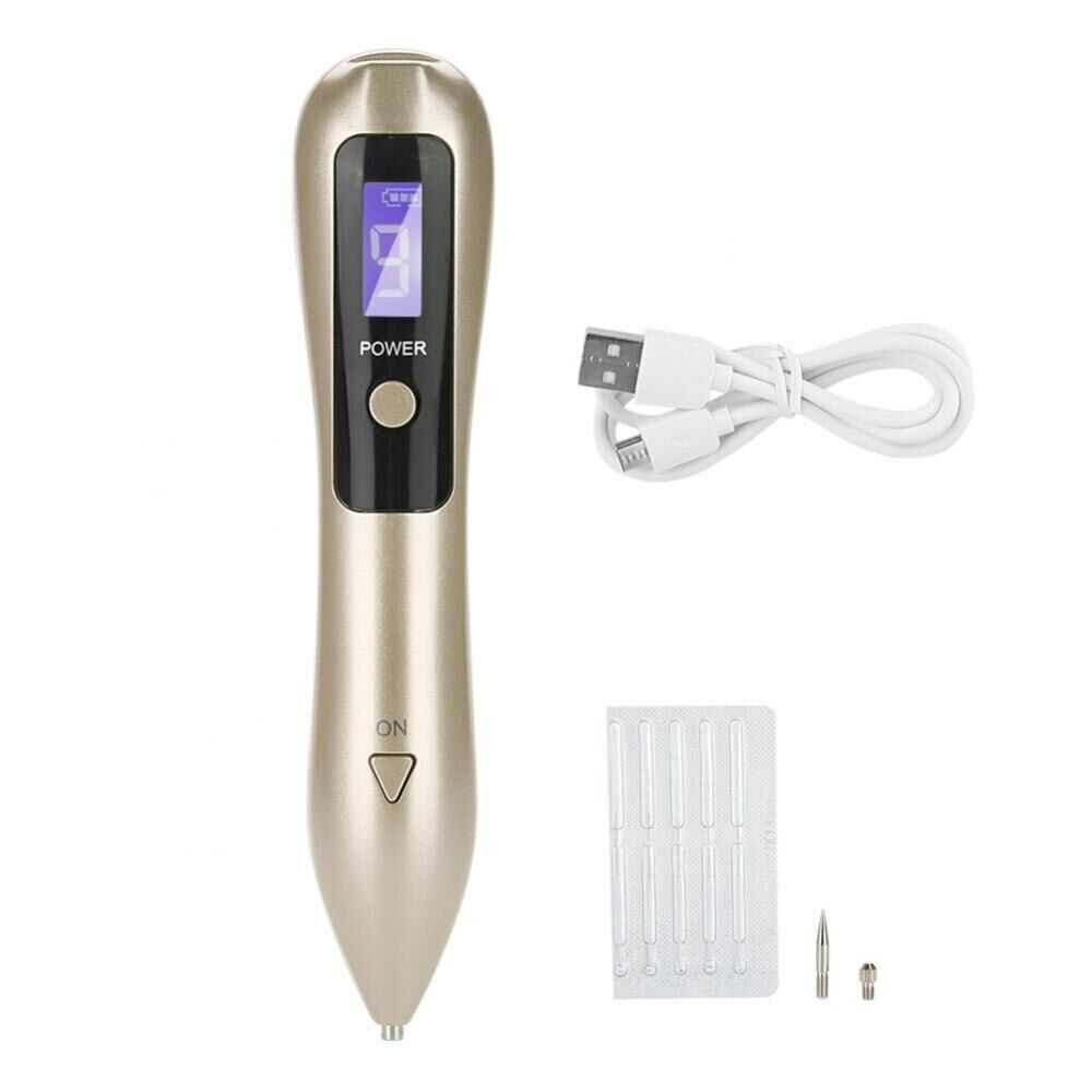 Facial Freckle Removal 9level LCD Face Dark Spot Remover Laser Plasma PenMachine
