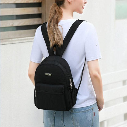 Small Backpack Women Nylon Lightweight Daypack Purse Traveling Hiking 24*30*10CM