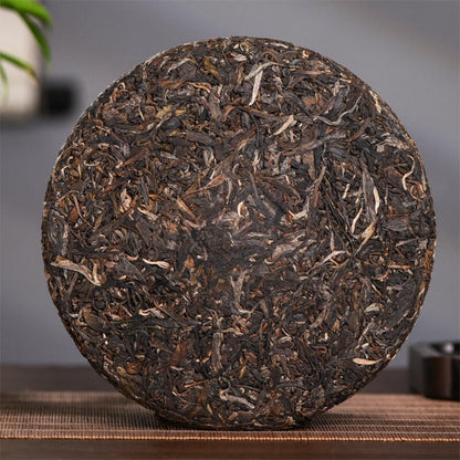 357g, 2021 China CNNP ZhongCha bulang qizi Puerh Pu er Raw Cake tea,puer tee erh