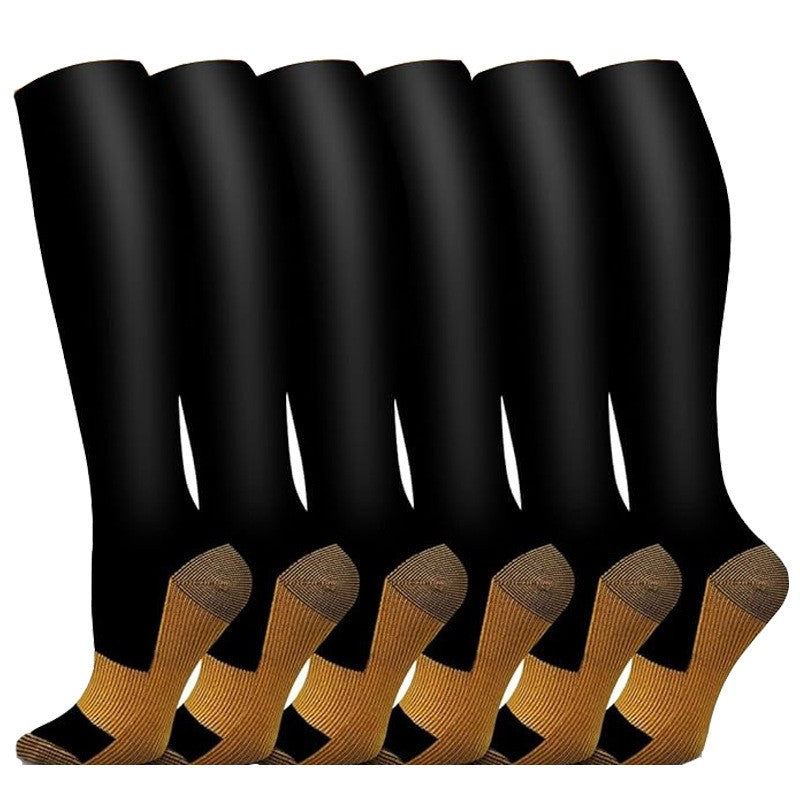 5/6pairs Compression Socks Stockings Womens Mens Knee High Medical