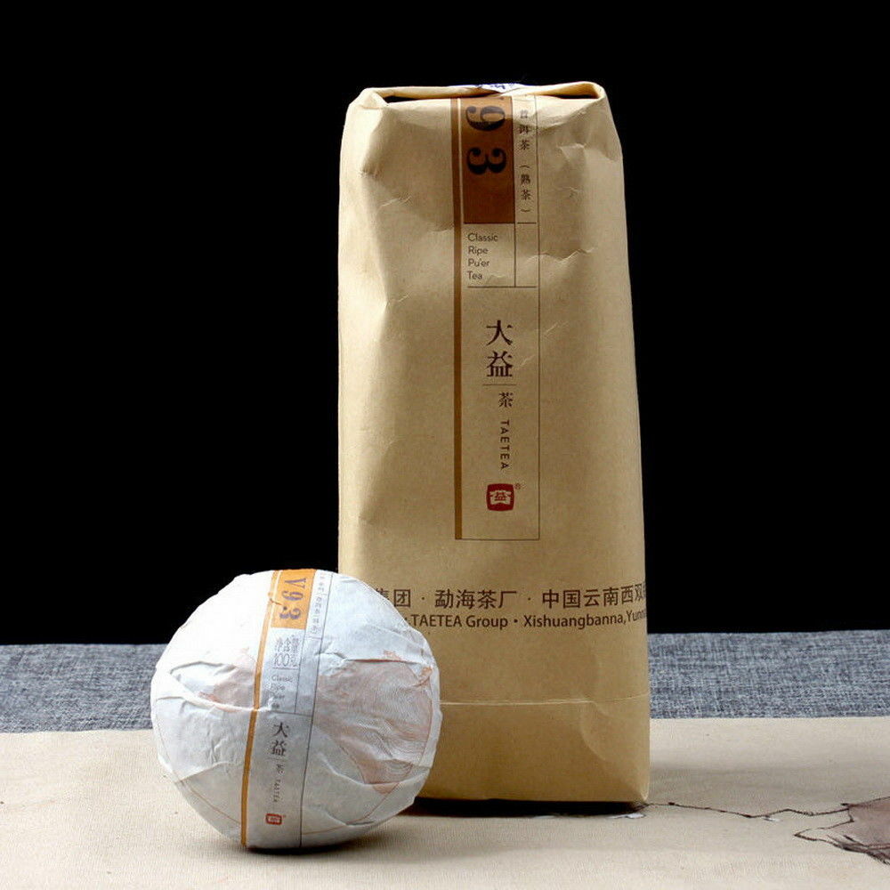 V93 Yunnan Menghai TAETEA Dayi Pu-erh Chinese Puer Tea Tuo Cha 2017 Ripe