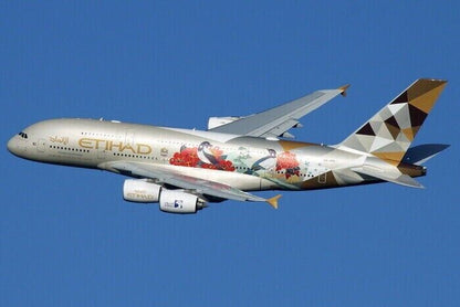 1:400 Phoenix ETIHAD AIRBUS A380 Passenger Airplane Diecast Aircraft Plane Model