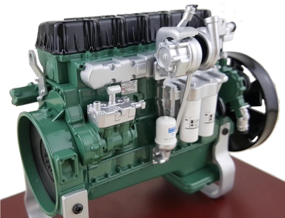 1:12 FAW Jiefang Xichai CA6DM Engine, Aowei 11L Machine Equipment Diecast Model