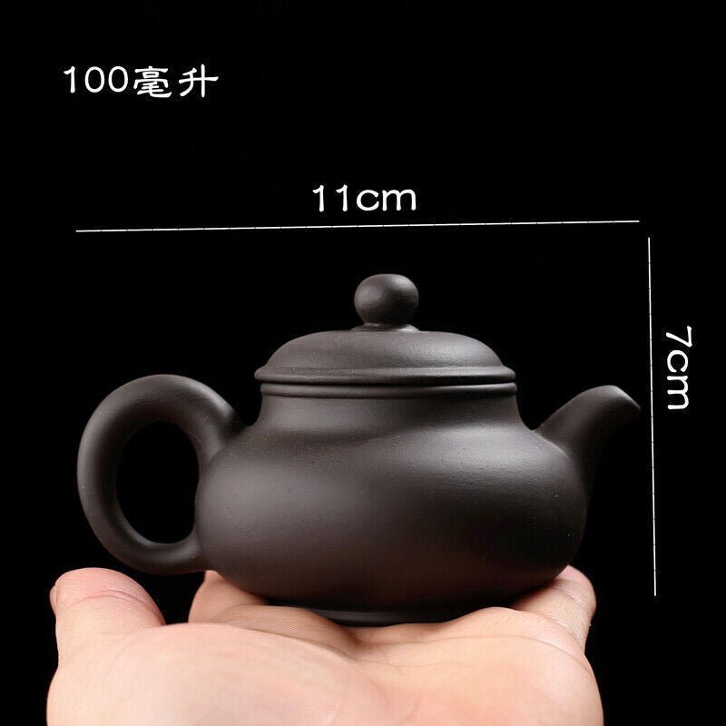 Chinese Collection Purple Clay Pot Handcarved Clay Pot 100Cc Xishi Pot