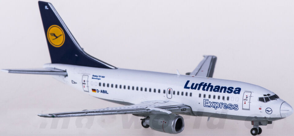 1:400 JC Wings Lufthansa BOEING 737-500 Passenger Airplane Diecast Plane Model