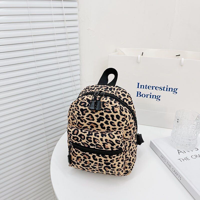 Small Backpacks Nylon Bag Printing School Knapsack Polyester Softback Traveling