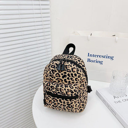 Small Backpacks Nylon Bag Printing School Knapsack Polyester Softback Traveling
