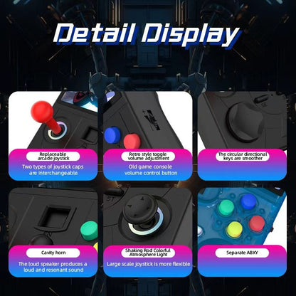 New Upgraded DC40V Retro Handheld Game Console, 128GB Mini Video Game