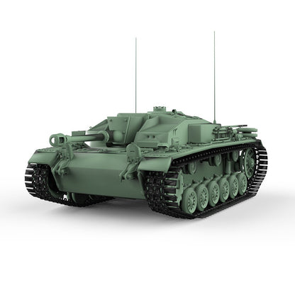 SSMODEL SS100719 1/100 15mm WarGaming Military Model Kit StuG.III Ausf.F