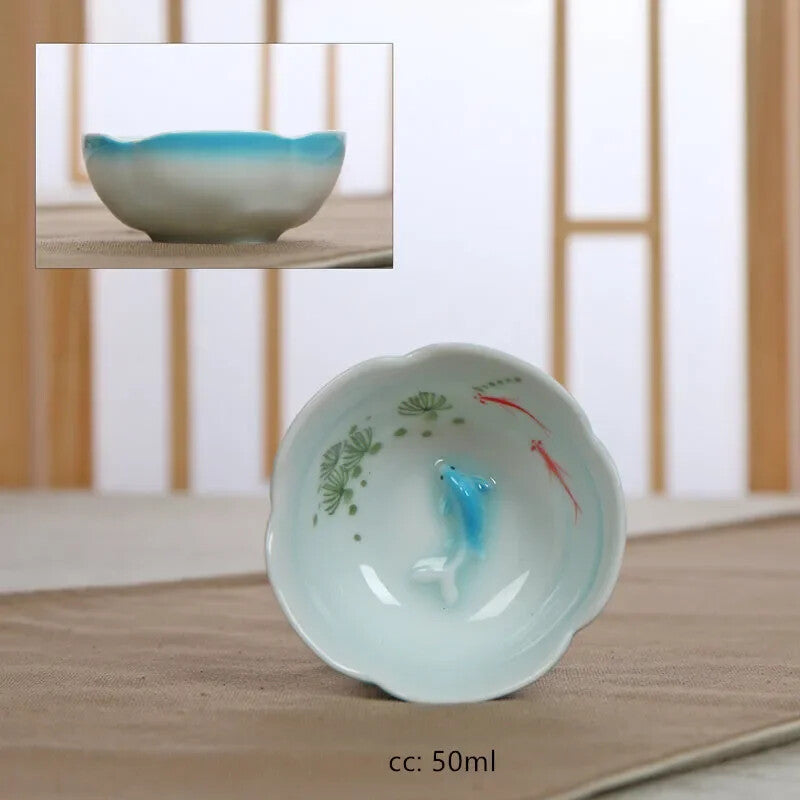 Hand-painted Ceramic Teacups Tea Sets Household Chinese Tea Sets