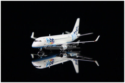 1:400 JC Wings Flybe Embraer ERJ 170-200STD Airplane Diecast Aircraft Model