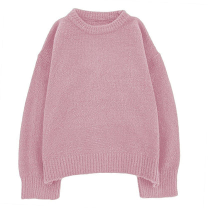 Oversized Green Sweater Warm Cute Pullovers Autumn Spring 2023
