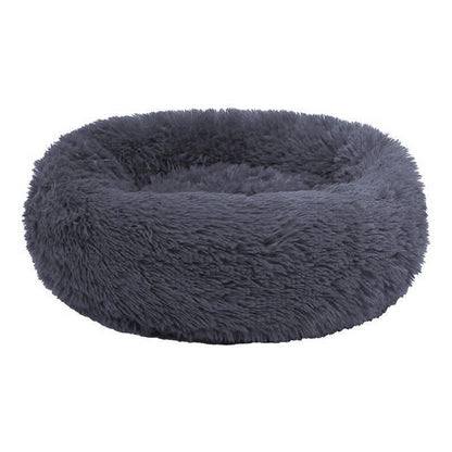 Cat Pet Beds Plush Round Kennel Dog Beddings Winter Warm Soft Mat Supply 40-50cm