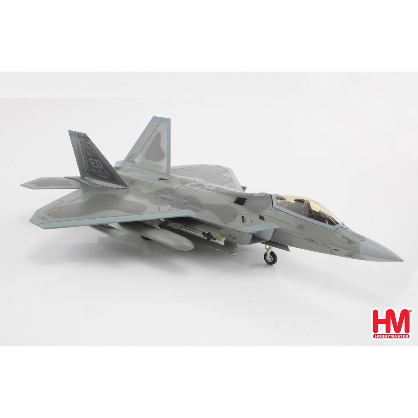 1:72 HM Lockheed F-22 Raptor Edwards AFB, 2022 Fighter Diecast Aircraft Model