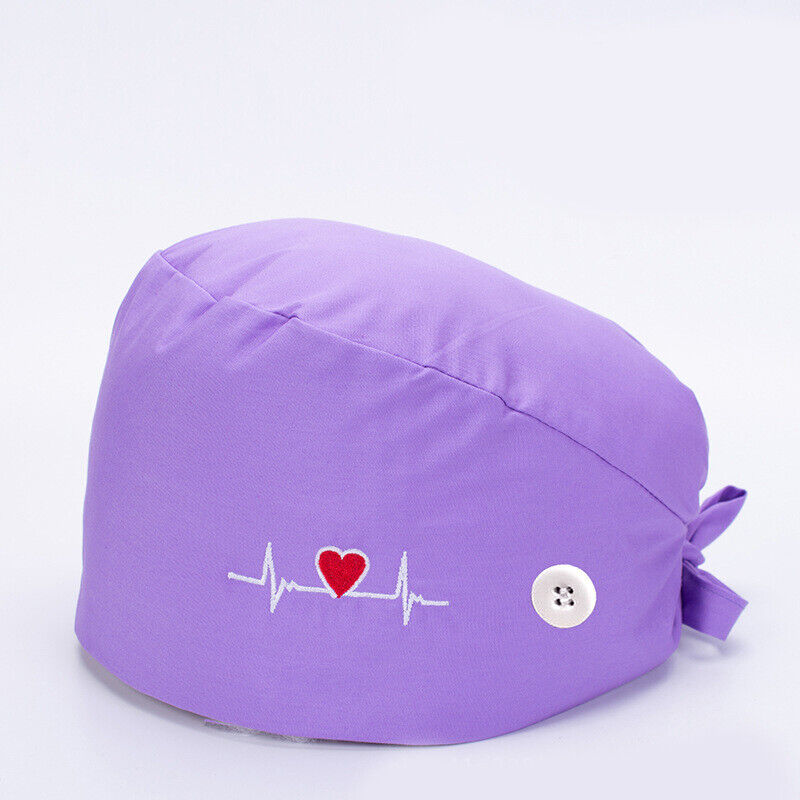 Surgical Cap Baotou Cap Doctor Hat Electrocardiogram Nurse Pure Cotton Buckle