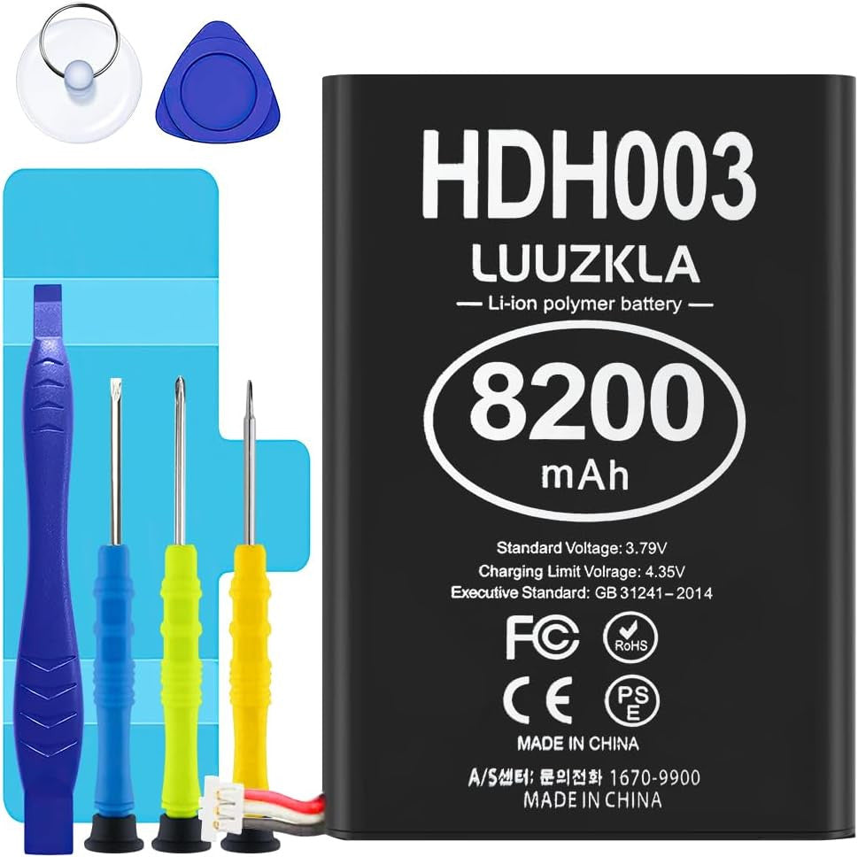 HDH-003/HDH003 Battery, 8200Mah 0 Cycle Upgrade Capacity Battery for Nintendo Sw