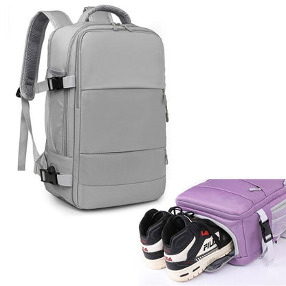 Women's Travel Backpack Lightweight Bag Luggage USB Charging Laptop Backpack
