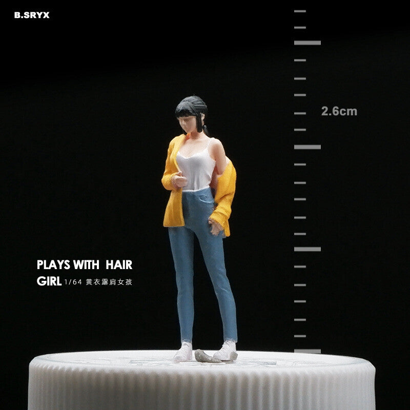 City Street Person Doll Scene Prop Model 1/64 Figure Model For Model Car