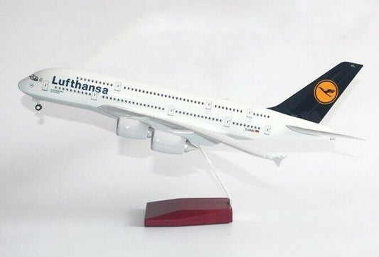 1:160 46CM Luftansa AIRBUS A380 Passenger Airplane Landing Gear Resin Model