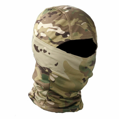 Tactical Camouflage Full Face Mask Hunting Cycling Sports Helmet Liner Military