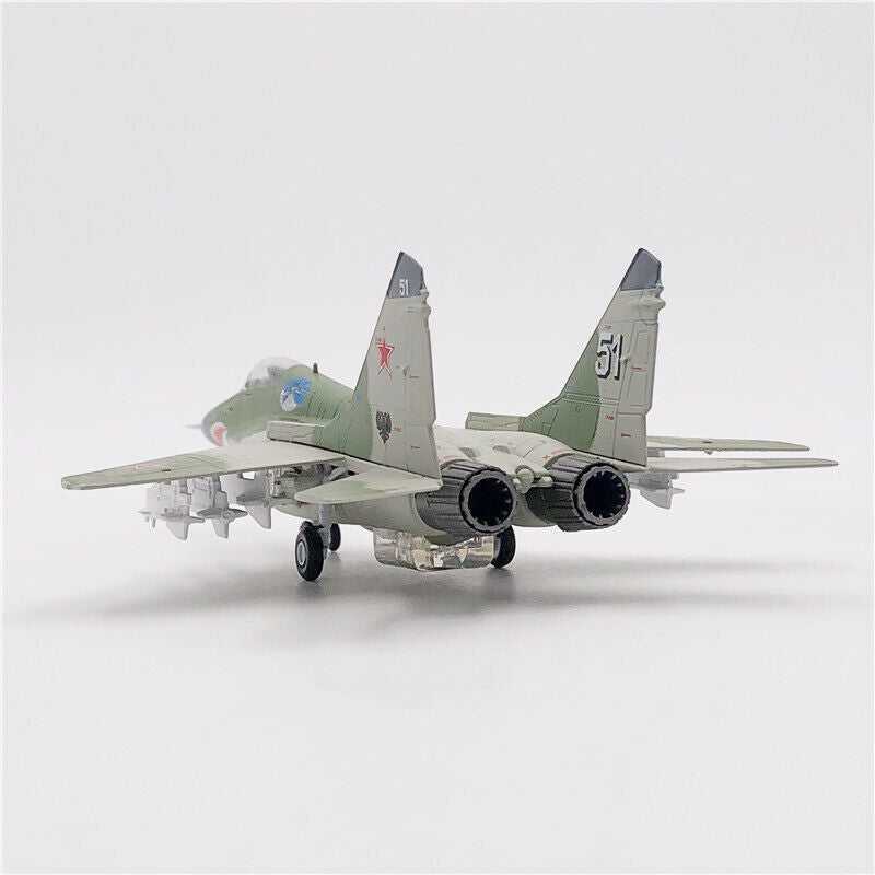 1:100 WLTK MIG29 Fulcrum-C Fighter Airplane Diecast Military Aircraft Model