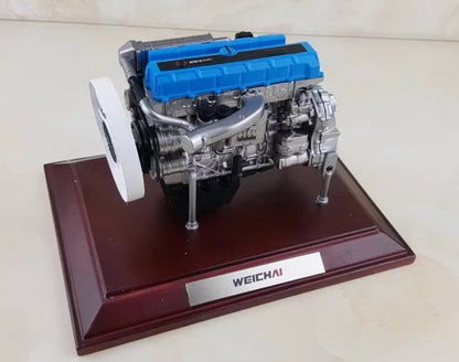 1:12 WEICHAI Diesel WP13H Engine Construction Machinery Equipment Diecast Model