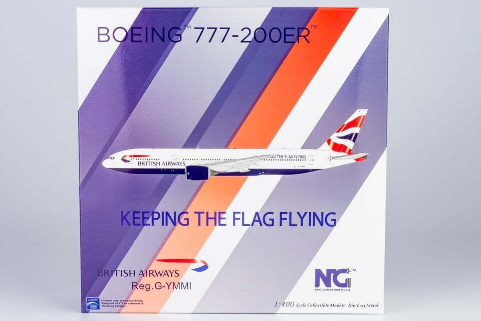 1:400 NG Model BRITISH AIRWAYS BOEING 777-200ER Airplane Diecast Aircraft Model