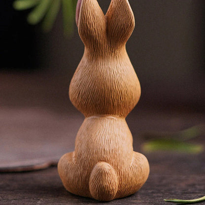 Lovely Rabbit Purple Clay Tea Pets from Yixing