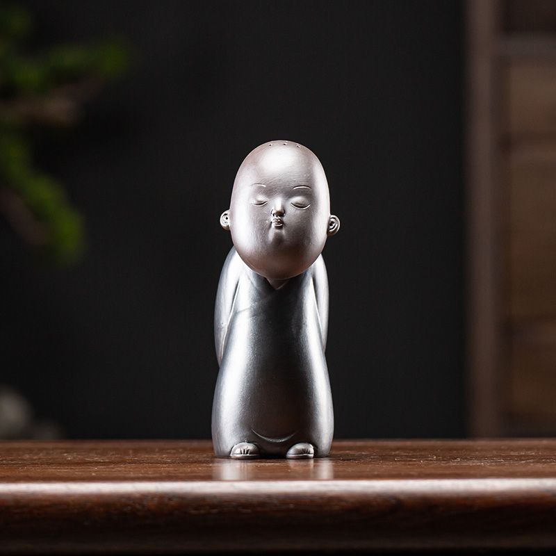 Ceramic Little Monk Decoration Tea Table Decoration Tea Pet Crafts
