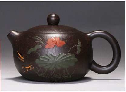 Chinese Yixing Zisha Clay Handmade Exquisite Teapot