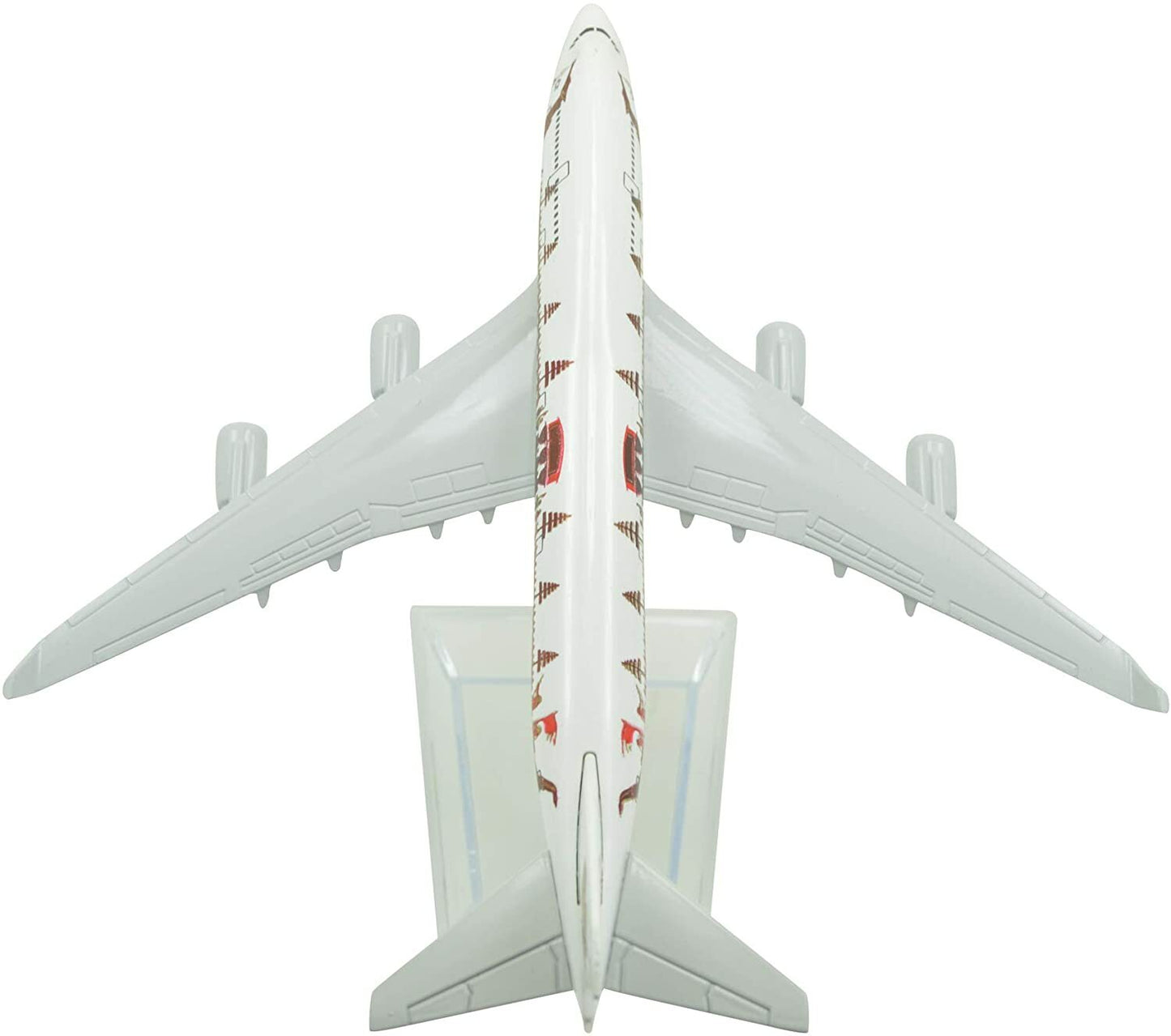 1:400 16cm B747 Thai Airways Dragon Boat Painting Metal Airplane Model Plane Toy