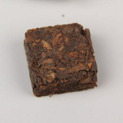 Brick Shu Puer Pu-erh Ripe Tea 2003 Yunnan 'Jia' Word Mini Tea Aged Pu'er Brick