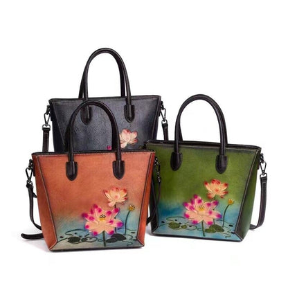 Brighton Fashionista Diva Glam Girls Slim Expandable Leather Shoulder Tote Bag