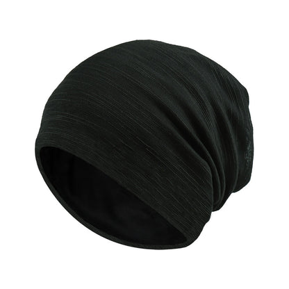 Baggy Men Hat Bonnet Thin Stretch Breathable Gift Summer Slouch Solid Beanie Cap
