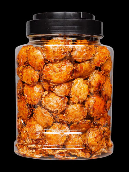 Spicy Small Sea Crab - A Tasty Deep Sea Snack. 250 Grams.