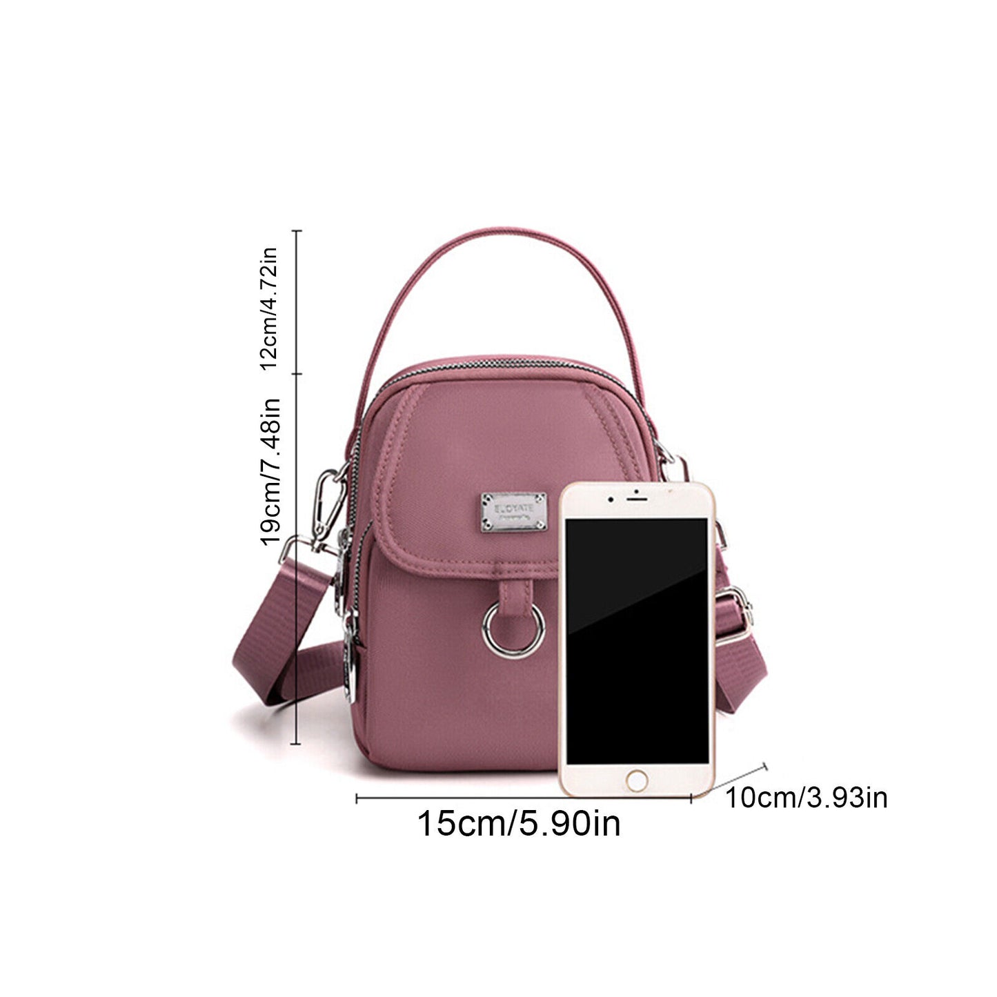 Waterproof Messenger Cross Body Ladies Handbag Shoulder Bag Womens Large Purse