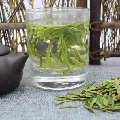 Longjing 2024 Hangzhou Green Tea Bean Fragrance Longjing Tea Spring Tea 500g