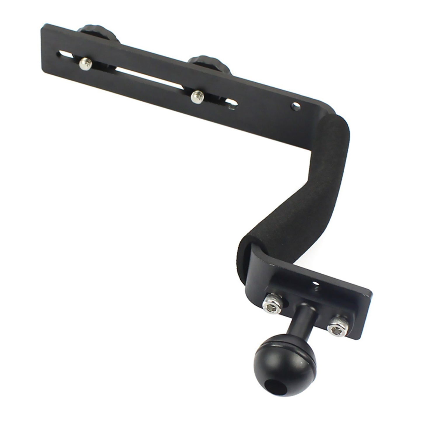 Aluminum Alloy Z-Type Single Handle Ball Extension Diving Bracket For SLR Camera