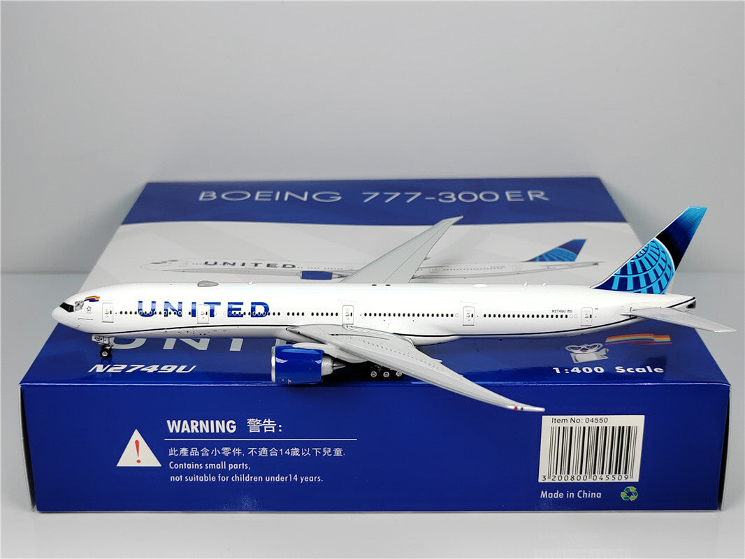 1:400 Phoenix UNITED BOEING B777-300ER Airplane Diecast Aircraft Plane Model