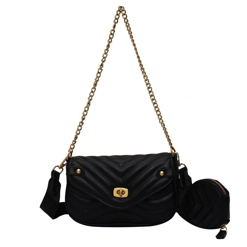 Crossbody Bags Handbag Women Embroidery Thread Chain Shoulder Bag