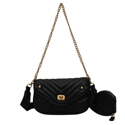 Crossbody Bags Handbag Women Embroidery Thread Chain Shoulder Bag