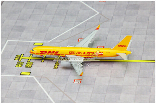 1:400 JC Wings DHL AIR AUSTRIA BOEING 757-200PCF Aircraft Diecast Airplane Model
