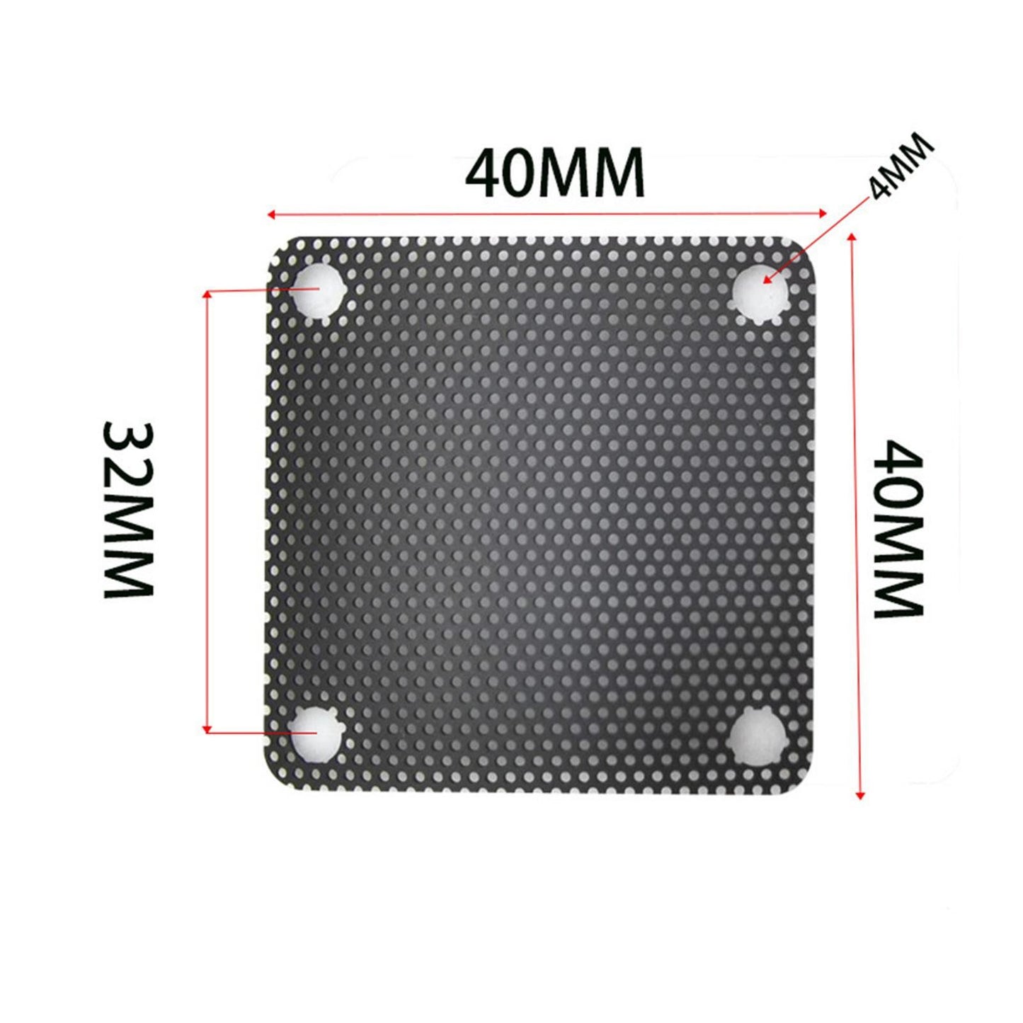 20Pack Elastic Properties Fan Computer Case Dust Filters Frame PC Protective
